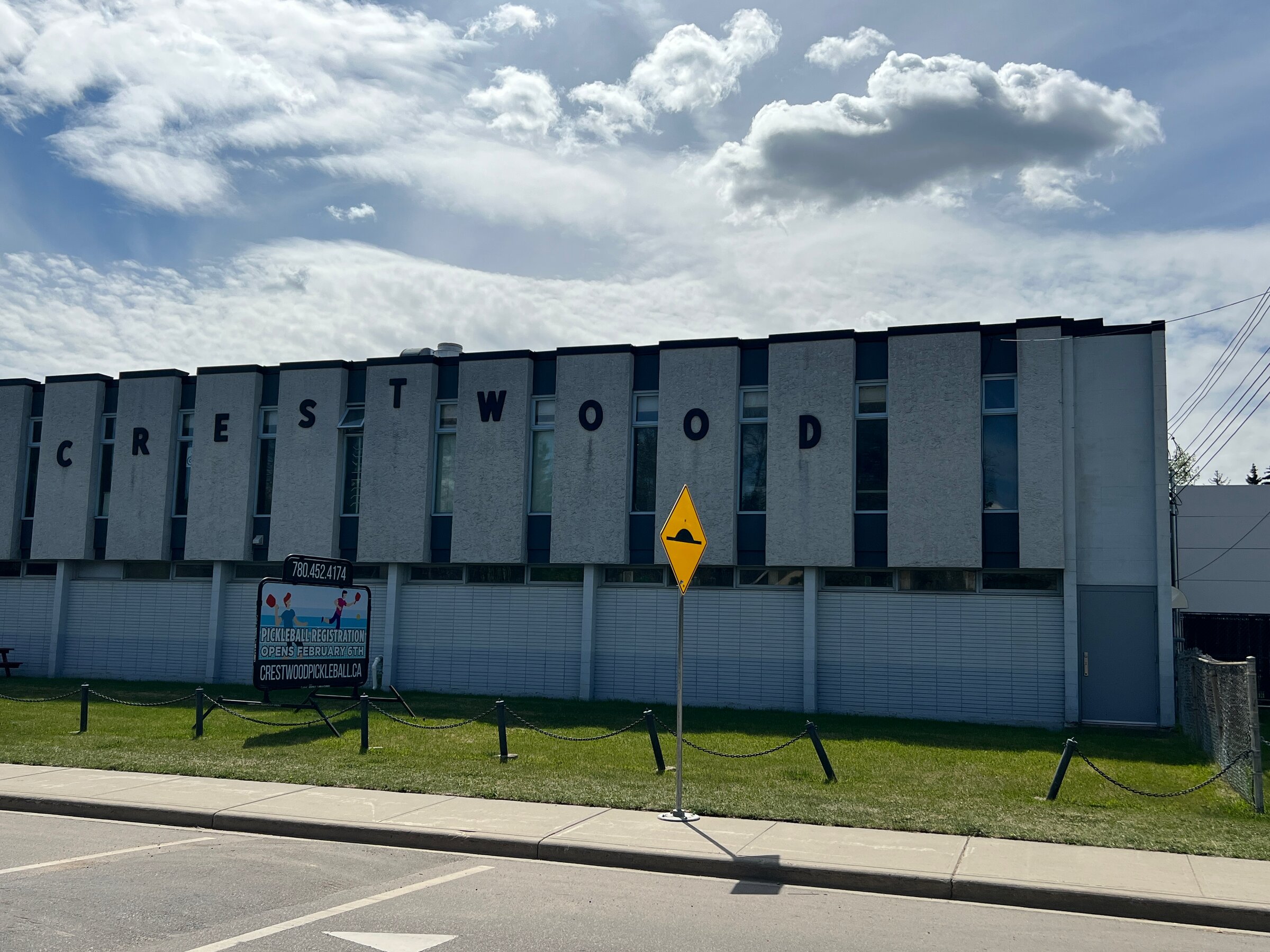 The Crestwood Community League hall in Edmonton